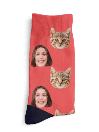 Εξατομικευμένες κάλτσες με πρόσωπα