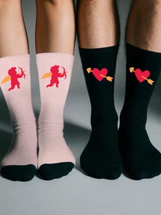 2x Κάλτσες - Διπλή αγάπη ❤️ (Ένα μέγεθος)