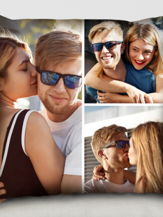 Προσωποποιημένο μαξιλάρι με φωτογραφικό κολάζ