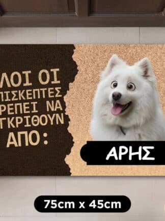 Εξατομικευμένο χαλάκι εισόδου - Χαριτωμένο κατοικίδιο